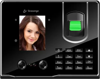 Secureye S-FB5K Fingerprint and Face Recognition Biometric and Attendance Machine